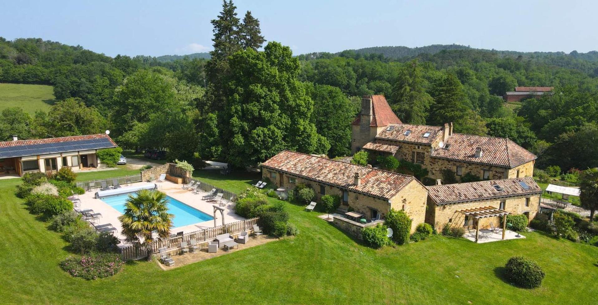 Domaine De Cournet Haut, A 17Th Century Property Set On A Calm, Idyllic Domain With Pool, Tennis, Bikes And More Les Vauries Ngoại thất bức ảnh