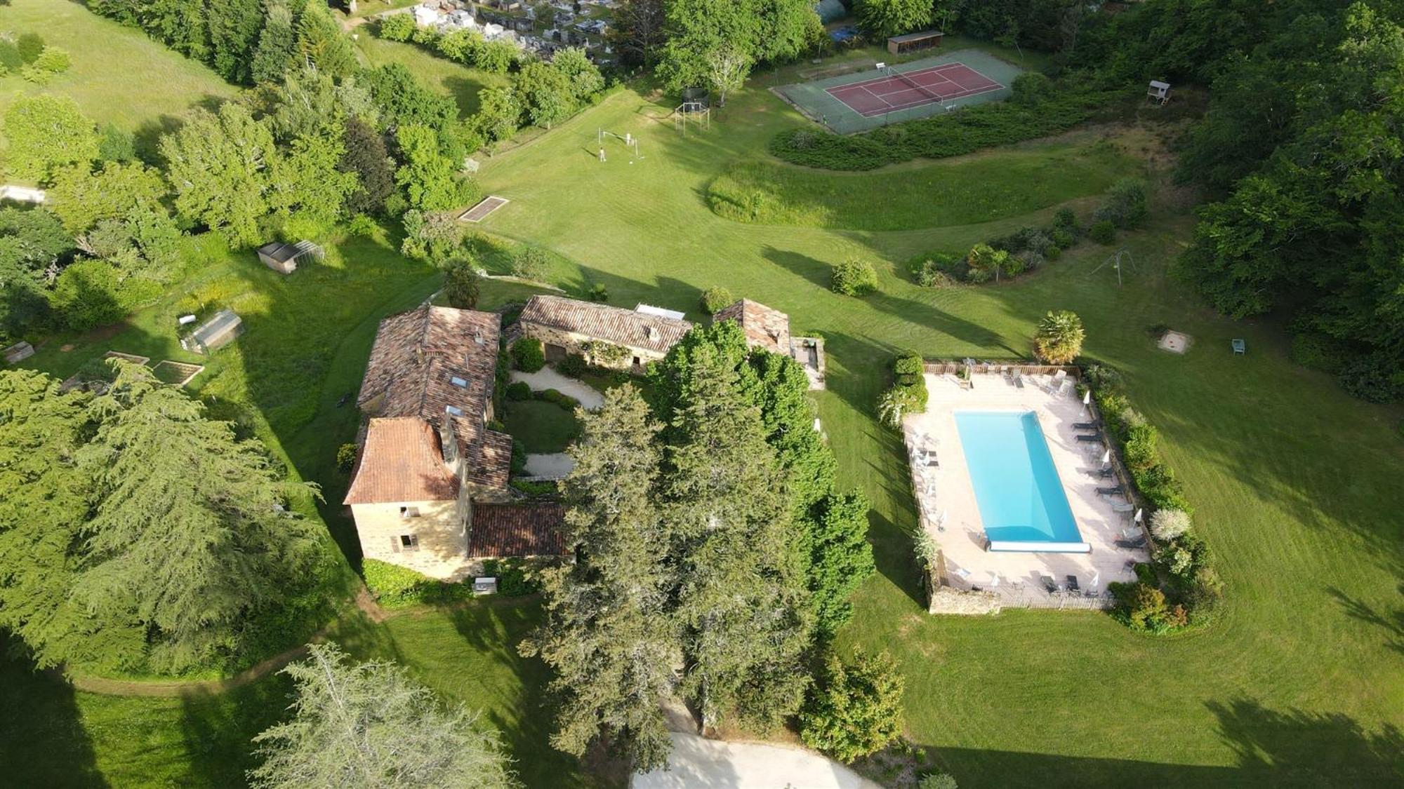 Domaine De Cournet Haut, A 17Th Century Property Set On A Calm, Idyllic Domain With Pool, Tennis, Bikes And More Les Vauries Ngoại thất bức ảnh