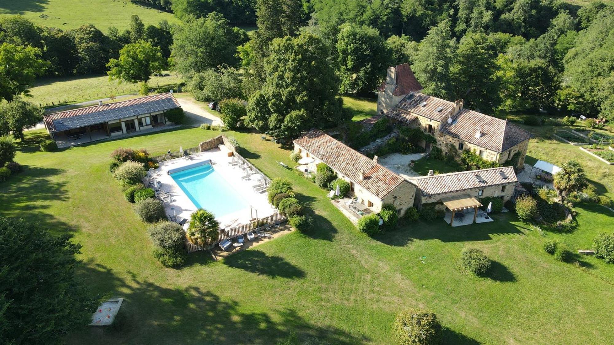 Domaine De Cournet Haut, A 17Th Century Property Set On A Calm, Idyllic Domain With Pool, Tennis, Bikes And More Les Vauries Ngoại thất bức ảnh