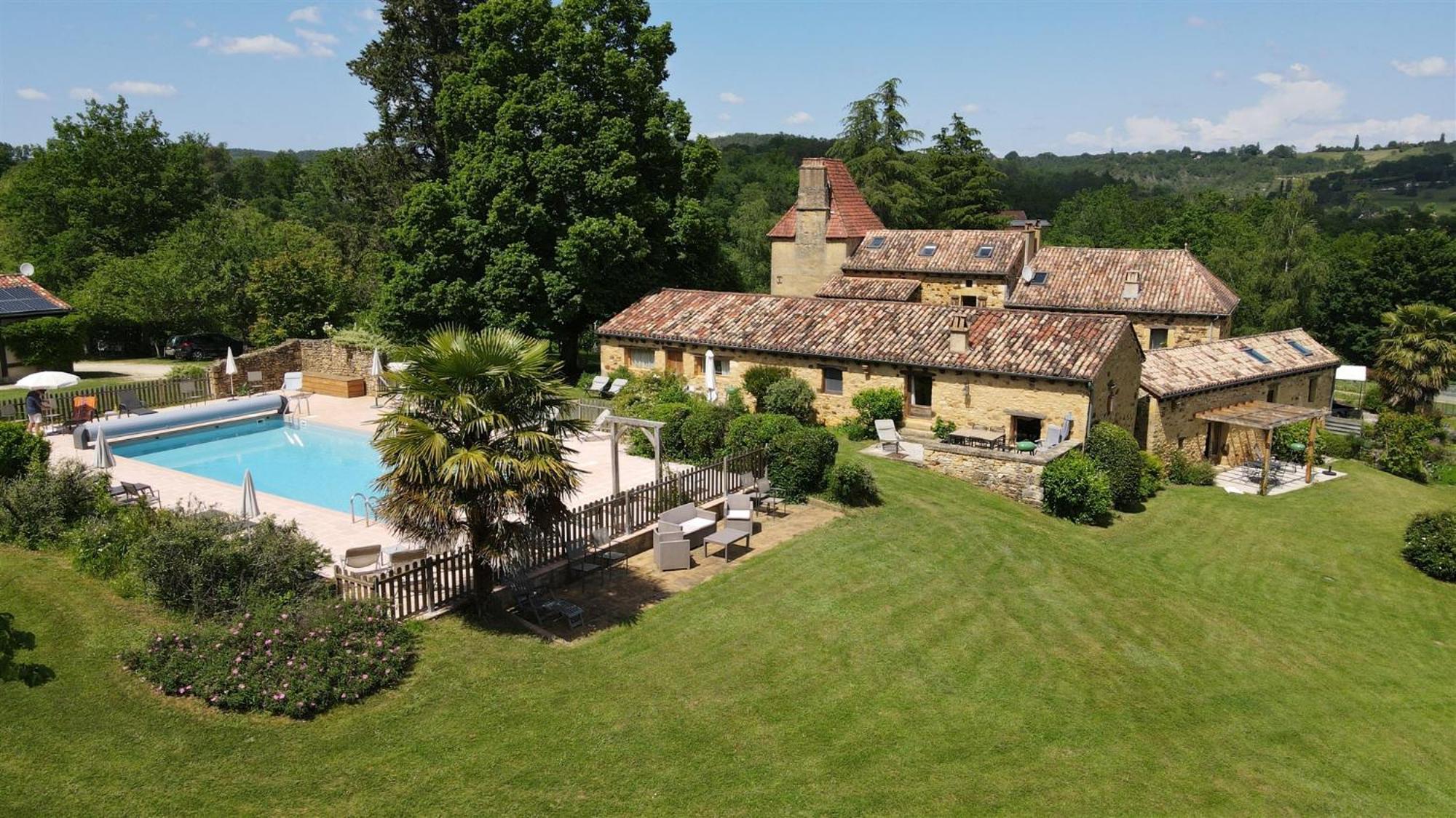 Domaine De Cournet Haut, A 17Th Century Property Set On A Calm, Idyllic Domain With Pool, Tennis, Bikes And More Les Vauries Ngoại thất bức ảnh